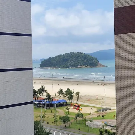 Lindo Kitnet Vista Ao Mar Itarare Sao Vicente Apartment Exterior photo
